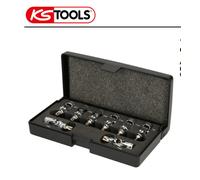 KS Tools 1/4 " Chromeplus Set Bit Socket Con Giunto Torx, 8-tlg T8-T40