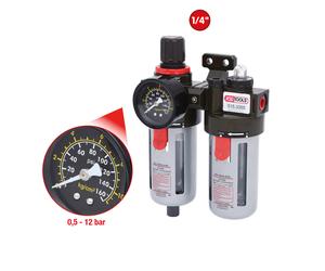 Ks tools 1/4 " Druckluft-Wartungseinheit, 0,5-12bar