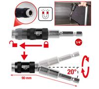 KS Tools 1/4 " Magnetico Cambio Rapido - Con Giunto, 514.1136