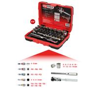 Ks tools 1/4 " Potenza di Torsione Bit-Stecknuss-Box, 33-tlg. 918.3005