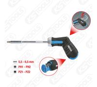 KS Tools 1/4 " Revolver-Ratschen-Bit-Schraubendreher, 7-tlg. 159.2051