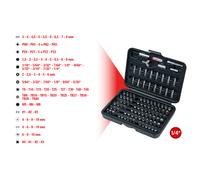 KS TOOLS 1/4 " Set Bit, 100-tlg. Quickbithaltern S2 Acciaio Speciale 911.2026