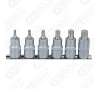 KS TOOLS 1/4 " Set Bit Socket Xzn , 6-tlg M4-M10 911.1547 Scanalato Xzn