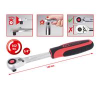 KS Tools Cricchetto reversibile 1/4" SlimPOWER, 72 denti Quantità:1