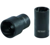 Ks tools 1/4 " Spiral-Profil-Stecknuss, 12mm Ausdrehnuss 913.1412