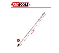 KS TOOLS 1" Chromeplus Impugnatura snodata per inserti, 1050mm