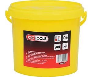 KS Tools 100.4005 Pasta per il Montaggio Pneumatici, Secchio da 5 Kg, Autocarri, Giallo