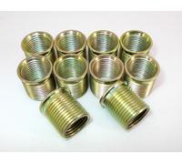 KS Tools 10X Presa Filettata M. Konus L=17, 5mm, IG = M14x1, 25 / Ag = M16x1, 25