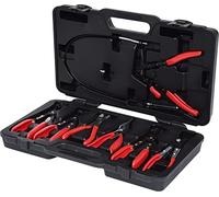 KS Tools 115.1055 Serie di pinze per fascette stringitubi autovetture, 7 pz