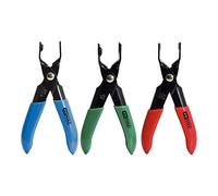 KS Tools 115.1090 Serie di pinze p.tubo carburante,3 pz