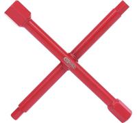 KS Tools 116.6000 Chiave a Croce per Impianti Sanitari, 7 Funzioni
