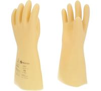Ks Tools 117.0054 - Guanti di Protezione per Elettricisti con Isolamento Protettivo, Taglia 10, Classe 1 [7500 V], Colore: Bianco