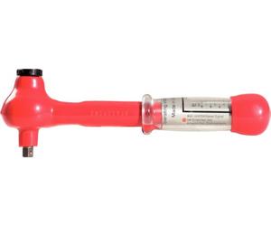 KS Tools 117.1400 Chiave Dinamometrica Isolata Piccola con Testa a Cricco Reversibile, 12Nm, 1/4"