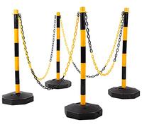 KS Tools 117.1550 Set pali di delimitazione con catena, 13 pz