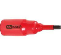 KS Tools 117.1737 3/8" Bussola bit con isolamento protettivo per viti a esagono incassato, corta, 6mm