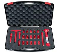 KS Tools 117.1878 1/4" Serie di chiavi a bussola isolate,21 pz