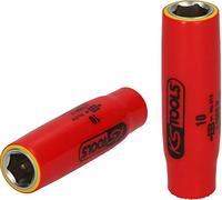KS Tools 117.2345 1/4" Bussola con isolamento protettivo, 8mm, lunga