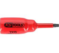 KS Tools 117.2454 3/8" Bussola con isolamento protettivo per viti Torx, T10, corta