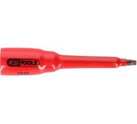 KS Tools 117.2462 3/8" Bussola con isolamento protettivo per viti Torx, T10, lunga