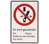 KS Tools 117.2482 Targhetta di 'Pericolo', messa a terra