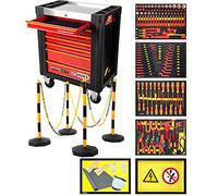KS Tools 117.6155 Carrello portautensili PERFORMANCEplus e10 con 164 utensili isolati per veicoli ibridi ed elettrici