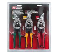 KS Tools Set di cesoie passanti per lamiera a leva, 3pz. Quantità:1