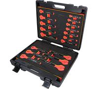 KS Tools 118.1500 Serie di chiavi a forchetta con isolamento di protezione, 18 pz