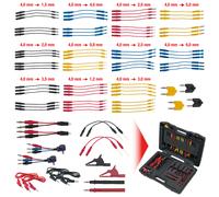 KS TOOLS 12/24V Master Diagnosi Cavo Di Prova E Misura Set, 92 Pezzi.