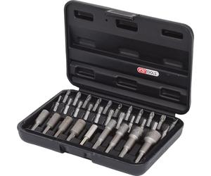 KS Tools 122.2100 Serie di Inserti Esagonali e Inserti Classic, 31 Pezzi, 1/4"