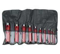 KS Tools 129.2112 Serie di fustelle tonde, 10 pz: