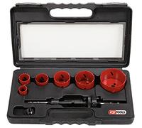 KS Tools 129.5550 - Set di seghe a tazza 22, 29, 35, 44, 51, 68 mm, confezione da 6 pezzi