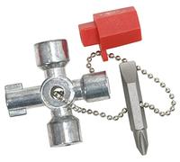 KS Tools 130.1010 Chiave per Quadri Elettrici ad Armadio Piccola, 42 mm