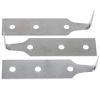 KS Tools 140.2357 Serie di lame in acciaio inox per coltello manuale, lunghezza lama 38 mm, 3 pz