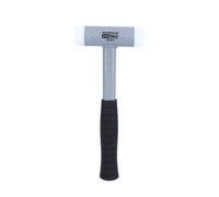 KS Tools 140.5272 Mazzuola, Antirimbalzo, con Manico Tubolare in Acciaio Stabile e Robusto, Teste Intercambiabili in Resistente Polia mmide Antischeggia Peso 590 G, 295 mm