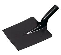 KS Tools 144.0826 - Pala a collo di cigno a punta quadrata, manico in legno, 25 cm