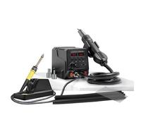KS Tools - 150.1015F - Stazione di saldatura in plastica ad aria calda 2 in 1 con saldatore