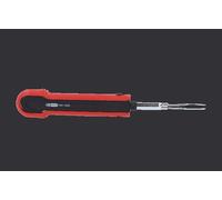 KS Tools Utensile di sblocco per spine piatte/bussole per spine piatte, 2,8mm, 4,8mm, 5,8mm, 6,3mm (AMP Tyco JPT, AMP Tyco SPT, AMP Tyco, TAB, Delphi HVF2, GHW DFK, GHW MDK 3) Quantità:1