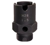 KS Tools 150.1478 Corpo di riparazione filettato per filettatura interna + esterna, M28x1,5