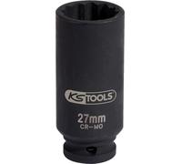KS Tools 150.1703 Bussola per avvitatori ad impulsi speciali per alberi da trasmissione 1/2", 27mm