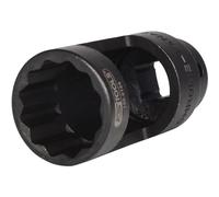 KS Tools 150.2124 Bussola 1/2" poligonale per ugelli iniettori, 27 mm