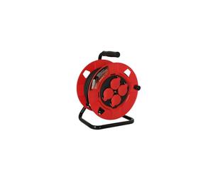 KS TOOLS 150.4223 - Avvolgicavo elettrico con manico, 3 x 1,5 mm², IP44