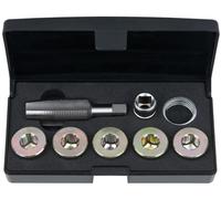 KS Tools 150.4945 Serie di utensili per viti di scarico olio, 12 pz M22x1,5