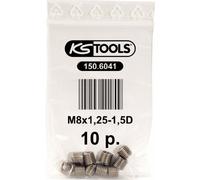 KS Tools 150.6041 Inserto filettato M8x1,25, 10,8 mm, confezione da 10