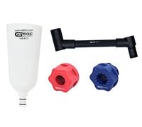 KS Tools Serie di imbuti di riempimento olio con braccio angolato girevole per VAG, 4pz. Quantità:1