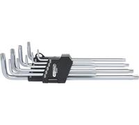KS Tools Set chiavi maschio piegate a 5 punte, con foro, lunghe, 9pz. Quantità:1