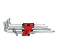 KS Tools Chiavi maschio piegate a cinque stelle, foro, lunghe, 10pz. Quantità:1