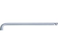 KS Tools 151.2876 Chiavi maschio piegate con testa a sfera, versione corta, 5,0 mm