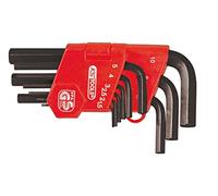 KS Tools - 151.3211 - brugole kit 9 pezzi - chiavi a brugola in pollici brunito - Quadrato 6x6
