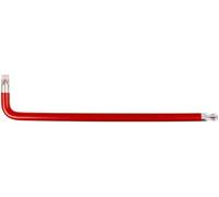 KS Tools 151.4279 Chiave maschio Torx esagonale piegata a testa sferica, XL, T50. rosso