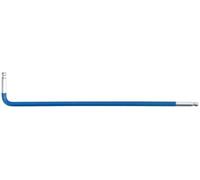 KS Tools 151.4303 Doppia chiave maschio esagonale piegata a testa sferica XL, 3,0mm, blu